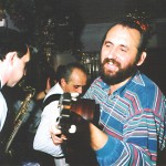 Ivica Mit, Branko Bata Marković, Dragan Obradović i Milan Matejić, Proslava, Restoran "Srpska Kruna", Beograd, 1992